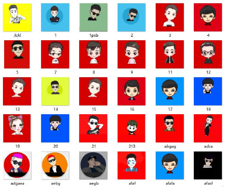 155款快手网红头像素材免费下载 | 打造个性专属头像-壹元库