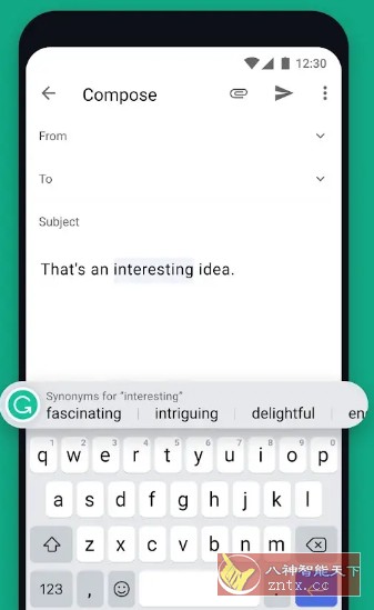 Grammarly Keyboard 语法输入法v2.37.37652高级版★学*英语语法的输入法-壹元库