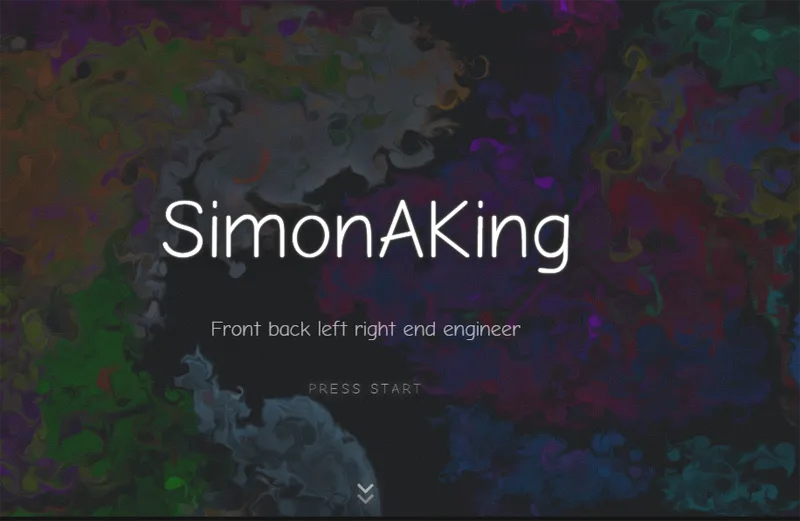 HTML炫酷特效个人主页模板：WebGL流体动画，响应式设计，一键配置-壹元库