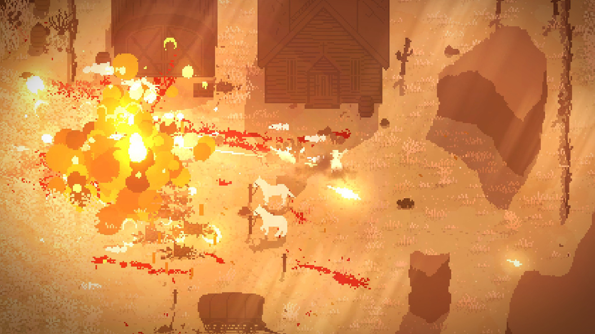 柯尔特峡谷游戏评测：像素西部复仇之旅，体验硬核射击与探索-壹元库