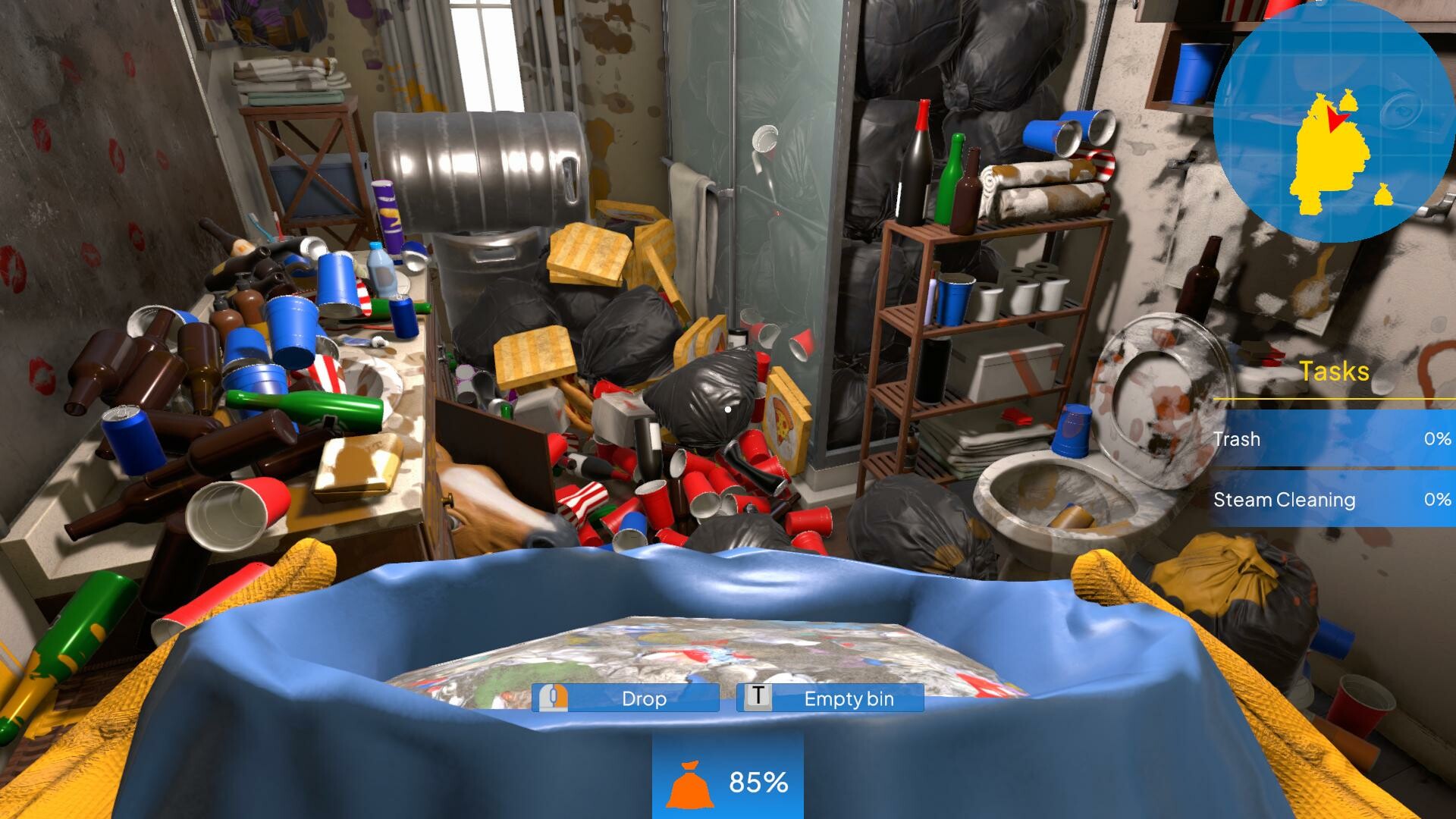 《紧急清理公司》游戏评测:沉浸式清洁模拟,解锁多样地图与单人挑战-壹元库