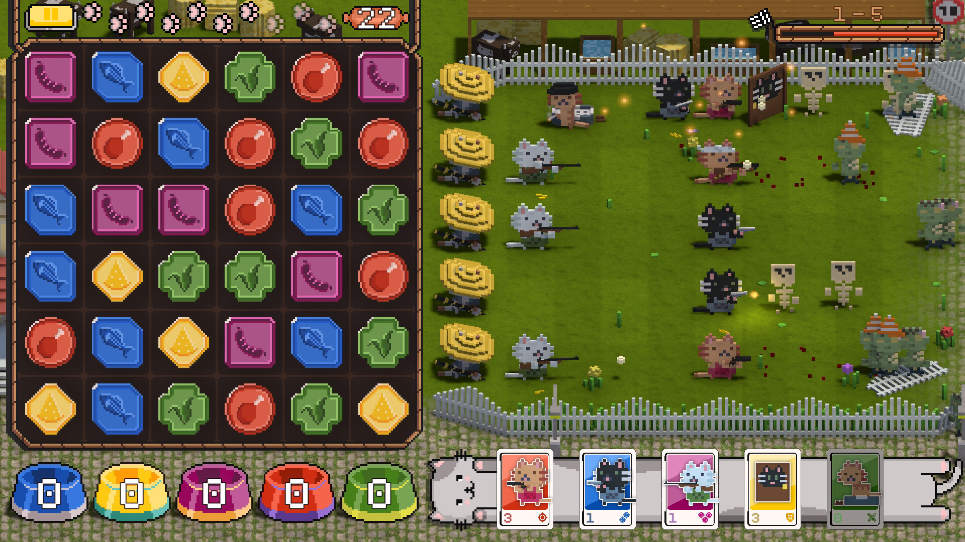 《喵喵大战死剩种》游戏评测:三消+塔防的猫奴战略盛宴-壹元库