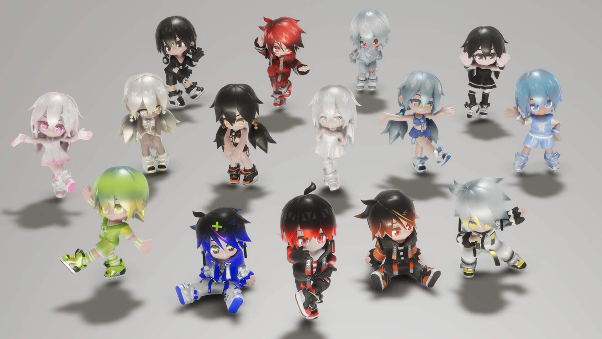 闪光公仔(Flash Doll)游戏下载：盲盒潮玩公仔，自定义装扮与自动战斗-壹元库