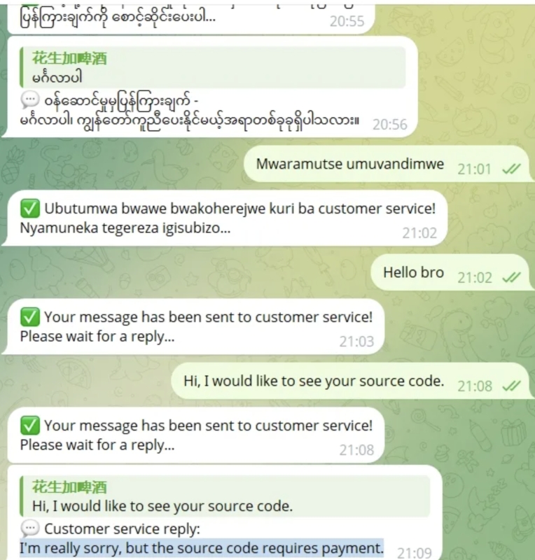 tgAI全自动翻译智能客服机器人源码：支持多语言双向翻译，附详细视频搭建教程-壹元库