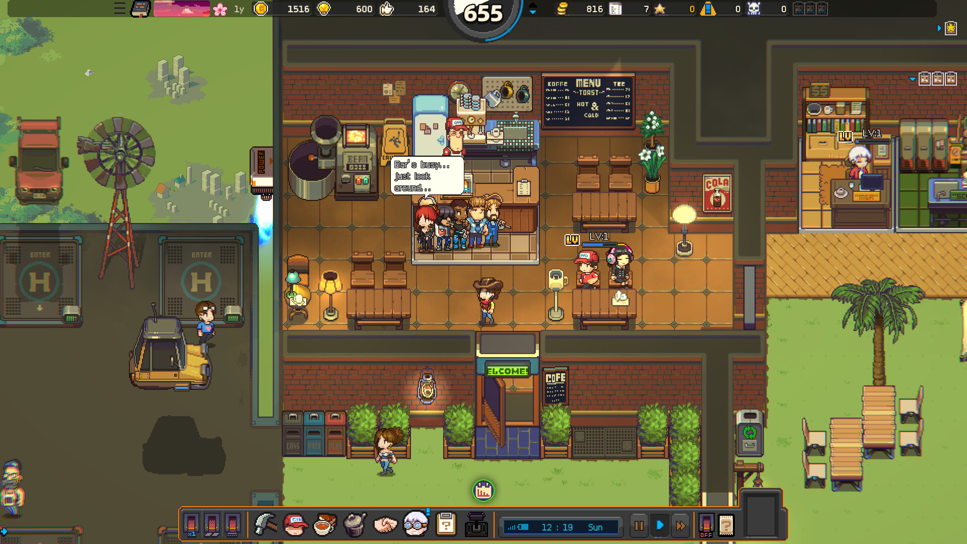 《原地起啡/SkyBrew: Entropic Strategist》游戏评测：云端咖啡馆经营与策略建造-壹元库