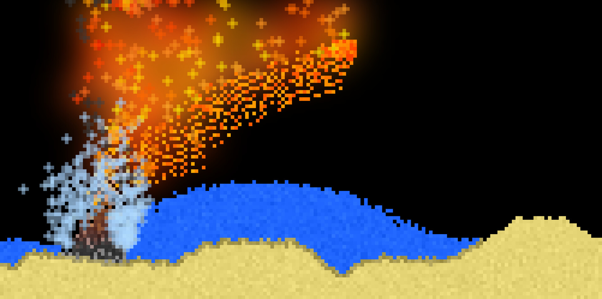 沙盒模拟器Sandboxels：终极物理沙盘游戏，500+元素自由创造-壹元库