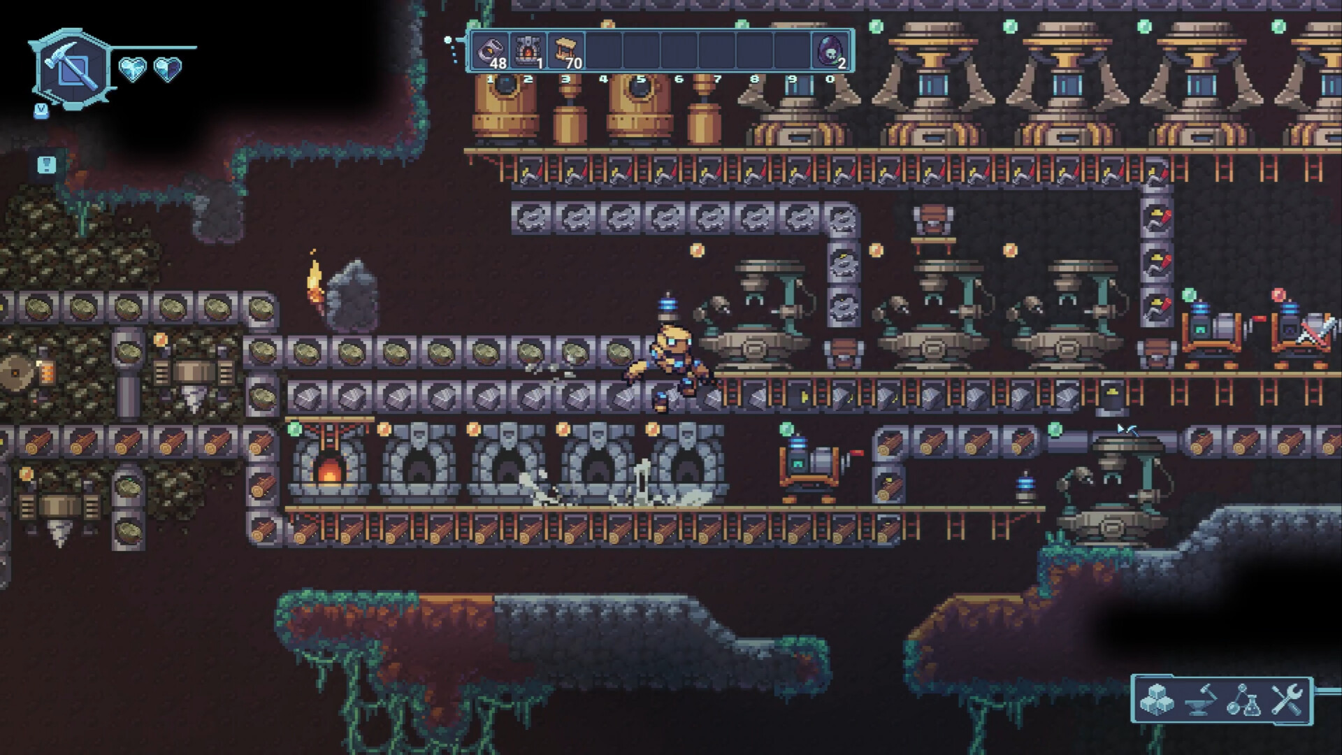 自动工厂AutoForge：二维自动化沙盒建造游戏，探索魔能科技与冒险-壹元库