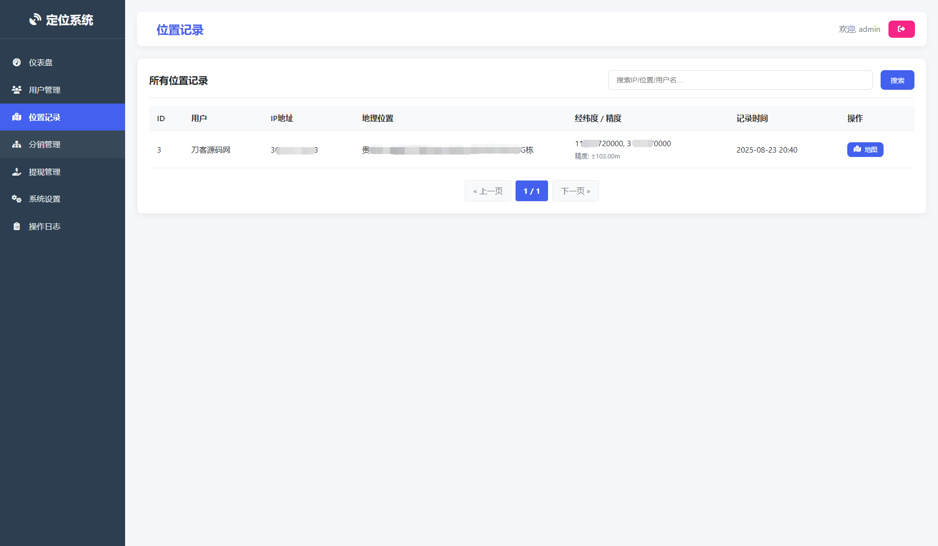 IP定位系统源码二开版发布：新增分销功能，助力业务拓展与精准查询-壹元库