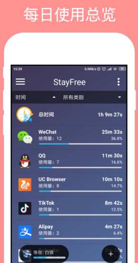 StayFree 手机使用监测8.3.0高级版-壹元库