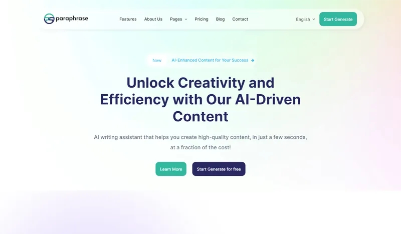 Bootstrap响应式AI写作助手官网源码：快速构建专业AI服务网站-壹元库