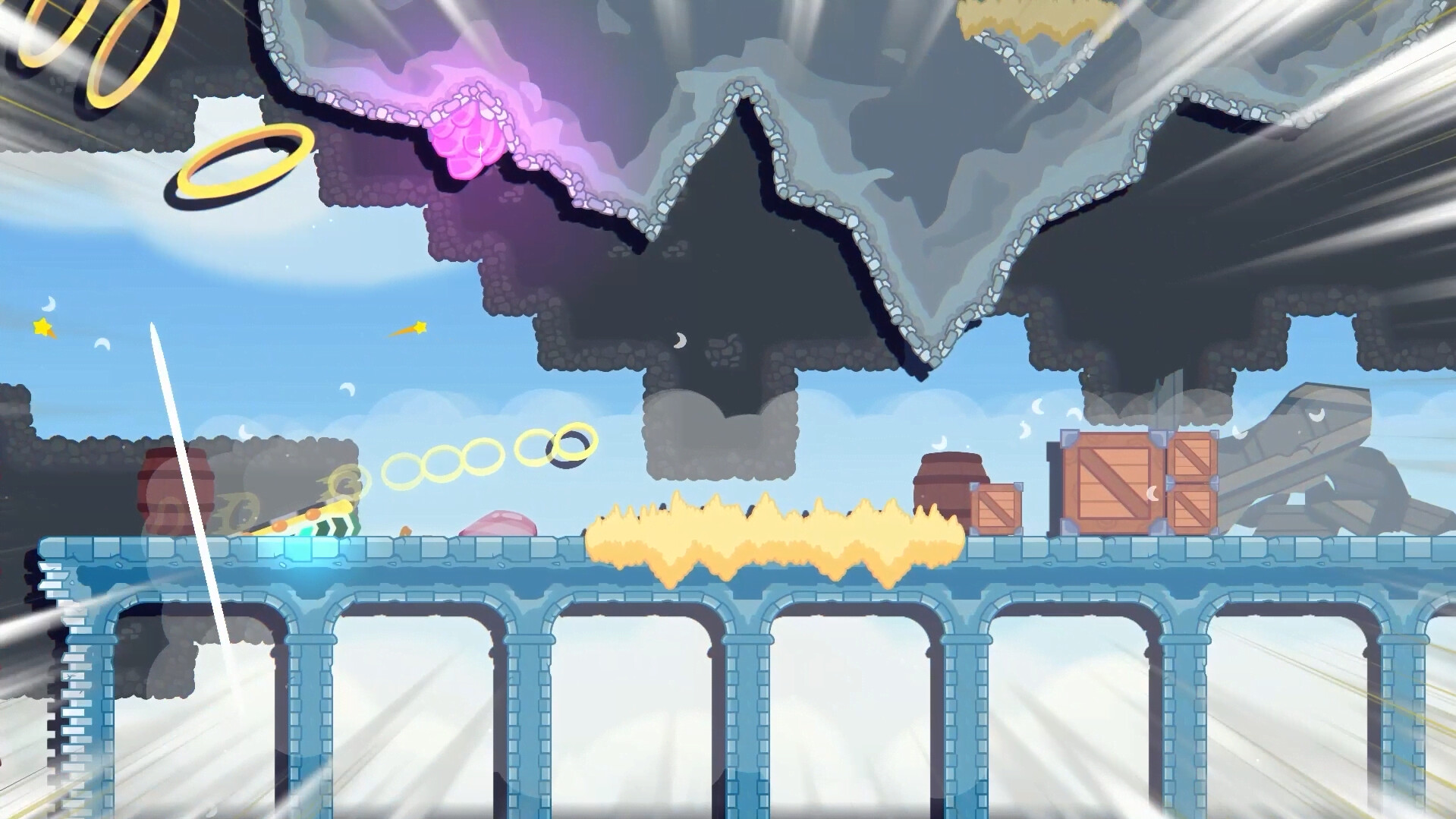 光轮：希望的翅膀 | 基于物理的横向卷轴平台跳跃游戏-壹元库