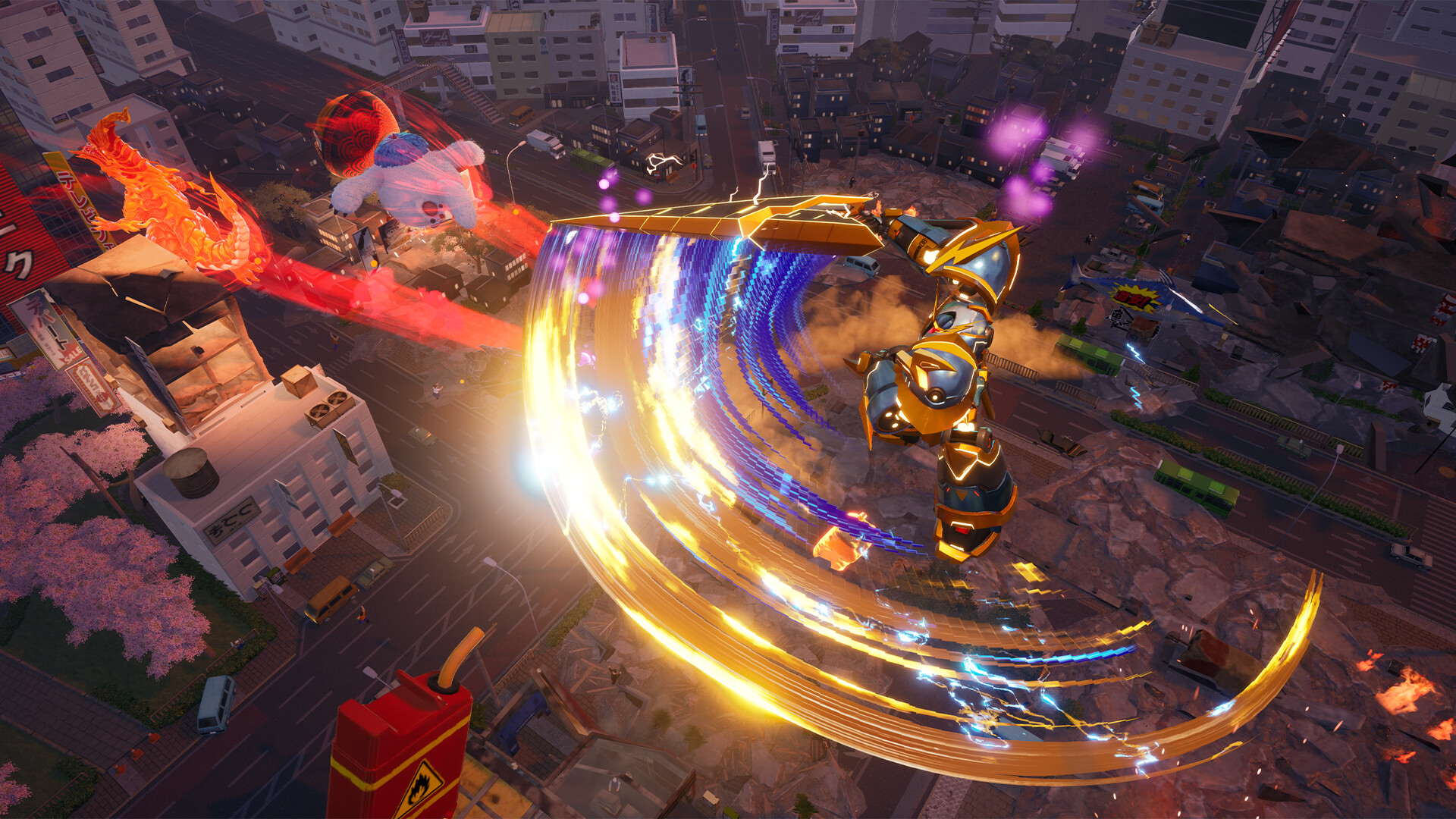 《巨击大乱斗/GigaBash》游戏评测：多人怪兽大乱斗，体验特摄片般的震撼破坏-壹元库