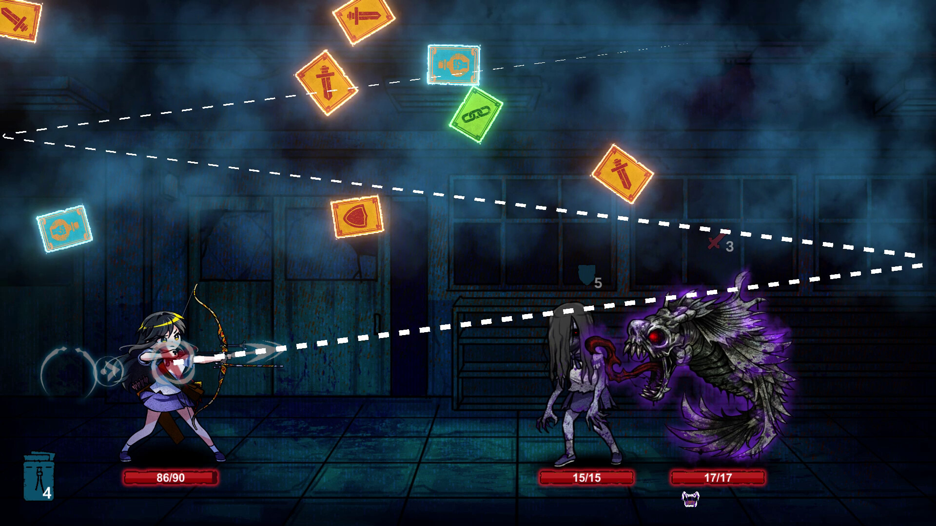 《深夜自习/Midnight Study》评测：融合韩国怪谈的Roguelike卡牌恐怖游戏-壹元库