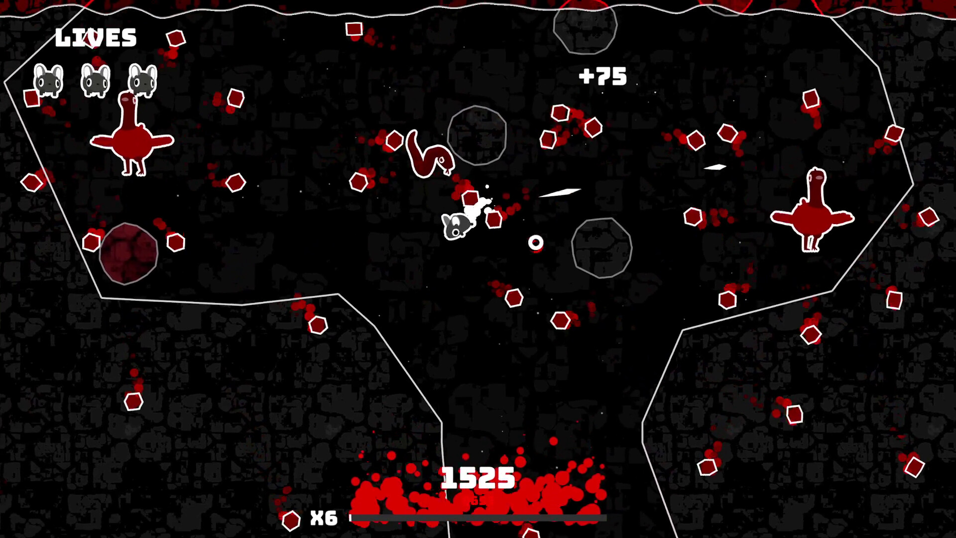 鼠坠/DOWNMOUSE：街机挖矿战斗游戏，程序生成洞穴，与全球玩家一较高下！-壹元库