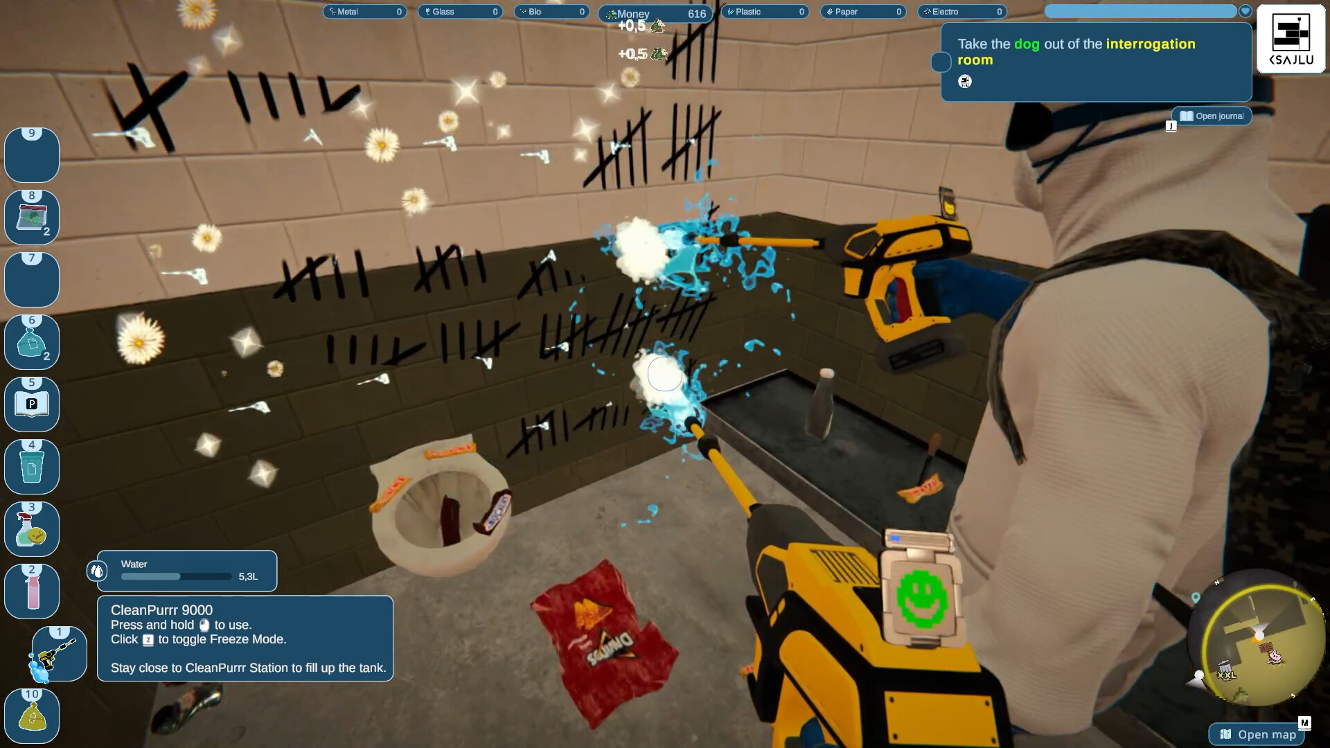 《疯狂工具：清洁混乱》评测：与猫共舞的欢乐清洁模拟游戏-壹元库