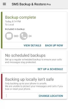 SMS Backup & Restore Pro 短信恢复备份10.15.003高级版-壹元库