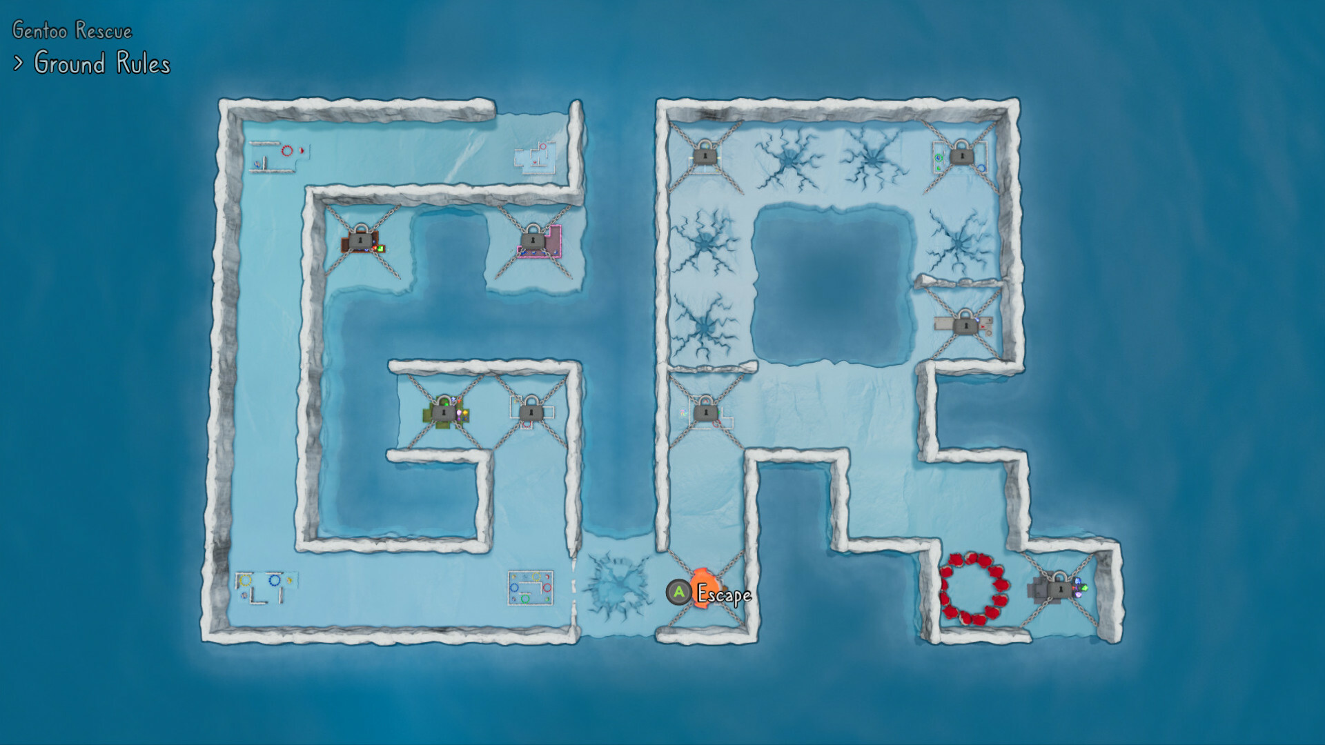 企鹅救援/Gentoo Rescue：滑动解谜冒险游戏，探索隐藏转折与策略玩法-壹元库