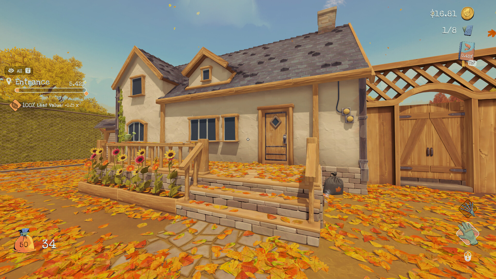 落叶拾取模拟器：沉浸式清扫体验，释放你的秋季整理乐趣-壹元库