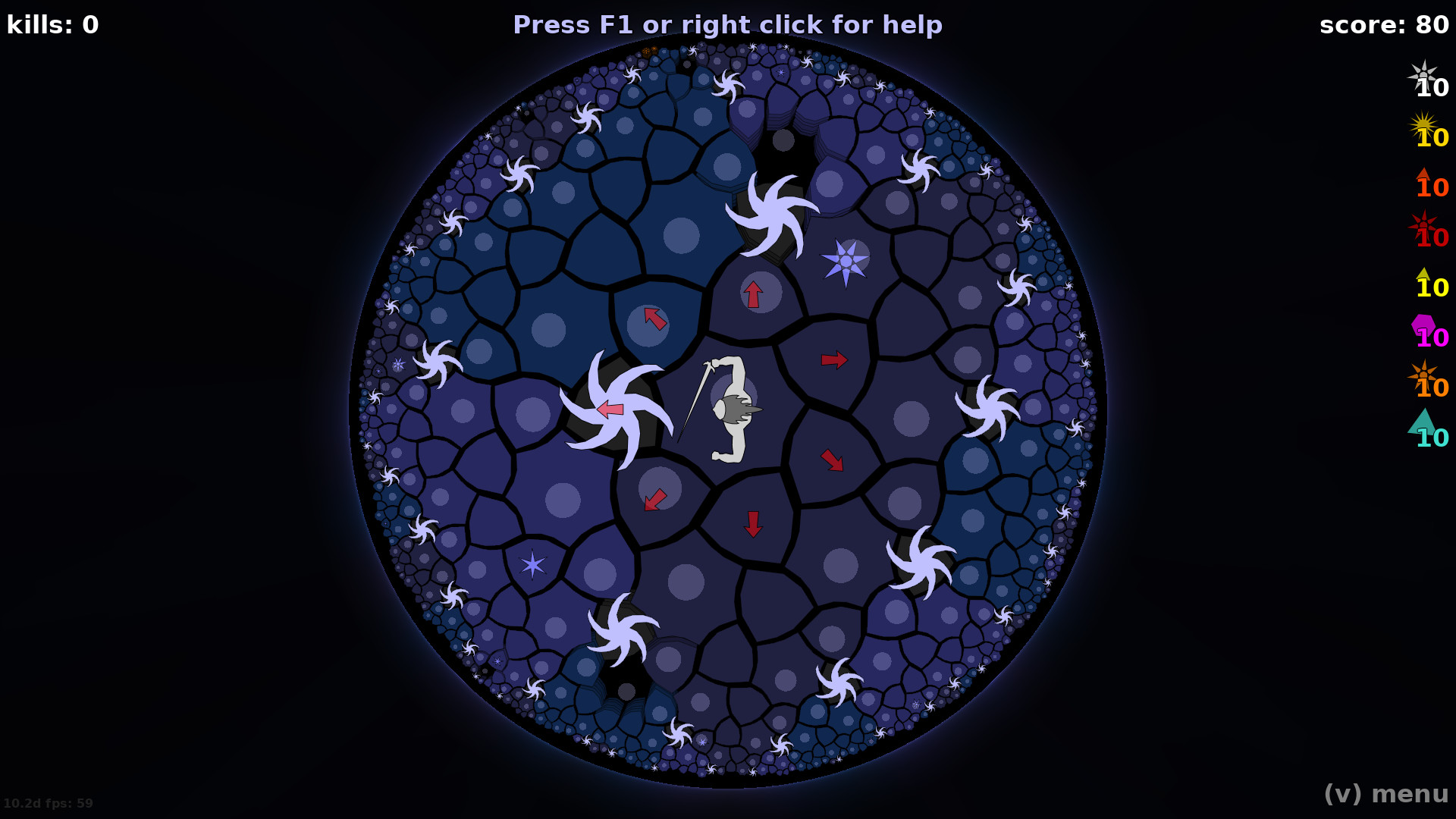 HyperRogue双曲肉鸽:颠覆认知的非欧几里得Roguelike战术解谜游戏-壹元库