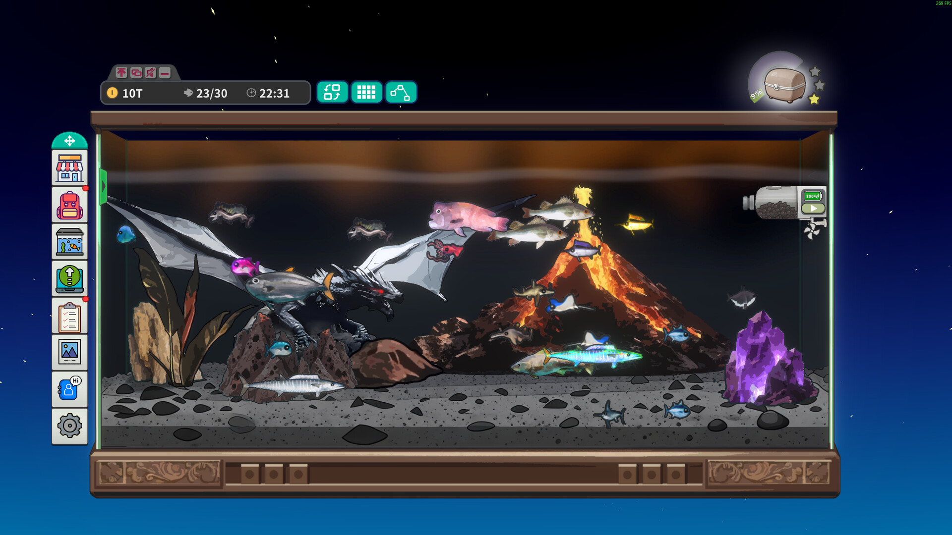 桌面鱼老板Idlequarium：轻松放置养鱼游戏，打造你的专属赛博鱼缸-壹元库