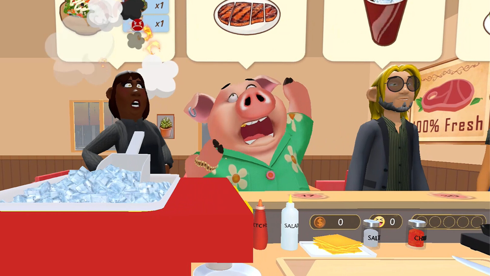 Cooking Clash VR：沉浸式餐厅模拟游戏，释放你的烹饪创意-壹元库